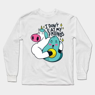 I Don't  Eat My Friends - Vegan Team Long Sleeve T-Shirt